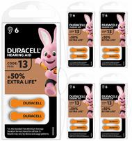 Klausos aparatų baterijos Duracell 13, 310 mAh, 30 vnt.