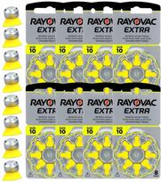 Klausos aparato baterijos Rayovac 10 PR70, 64 vnt.