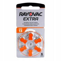 Klausos aparato baterijos RAYOVAC 13 MF PR48, 6 vnt.
