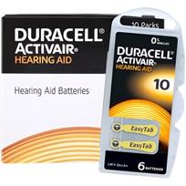 Klausos aparatų baterijos DURACELL 10 ActivAir PR70, 60 vnt.
