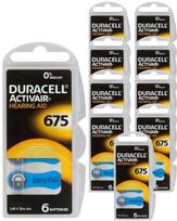Klausos aparatų baterijos Duracell 675 Activair, 60 vnt. rinkinys