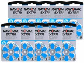 Klausos aparatų baterijos RAYOVAC EXTRA 675 / PR44, 60 vnt.
