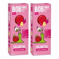 Uogieninės želė batonėliai BOB SNAIL, kriaušių, aviečių ir burokėlių skonio, 2 vnt., 27 g