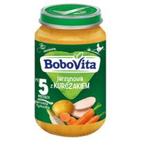 Daržovių ir vištienos tyrelių BoboVita kūdikiams nuo 5 mėn., 200 g