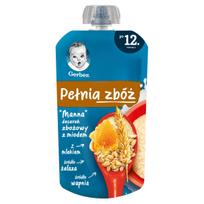 Grūdų desertas Gerber su manų kruopomis ir medumi, nuo 12 mėn., 110 g