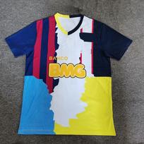 Vyriški futbolo marškinėliai Messi Neymar Tribute Edition Trumpomis rankovėmis T-shirt Bambuko pluošto sportinė apranga Medium geltona