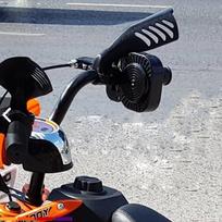 Vaikų dviračių akseleratoriaus skambutis, garso imitacija, motociklo pagreitinto dviračio važiavimo priedai one size black