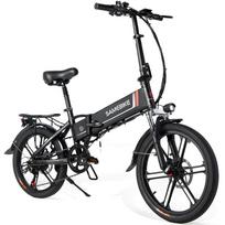 SAMEBIKE 20LVXD30-II 20  Sulankstomas elektrinis dviratis 48V 10Ah 250W variklis 7 pavarų Shimano LCD ekranas IP54 Miesto elektrinis dviratis Maksimalus atstumas 80KM juoda