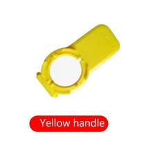 4-Colour Universal Handlebar Adapter Base Quick Release Lever for QD Phone Mount for Motorcycle Bicycle Scooter geltona