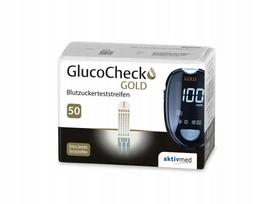 Gliukozės matavimo juostelės GlucoCheck GOLD, 50 vnt.