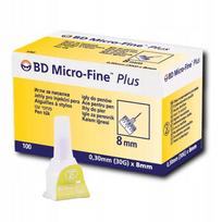 Insulino švirkštų adatos Embecta Micro Fine Plus 30G 8 mm, 100 vnt.