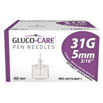 Insulino švirkštų adatos Medivena Gluco-Care 31G 5 mm, 100 vnt.