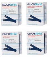 Gliukozės testavimo juostelės Glucosense, 50 vnt.