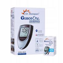 Gliukozės matuoklis DR. MOREPEN GlucoOne BG 03 su 25 juostelėmis