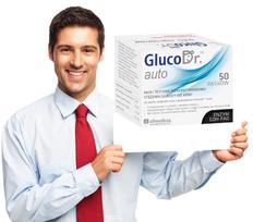 Gliukozės matuoklio juostelės GlucoDr. auto A, 50 vnt.