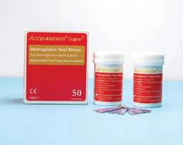Hemoroglobino tyrimo juostelės Accu-Answer iSaw HB01, 50 vnt.