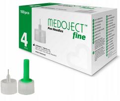 Adatėlės Medoject visiems insulino švirkštikliams, 32G, 0,23 x 4 mm, 100 vnt.