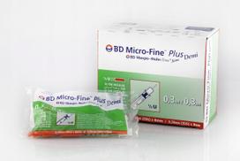 Insulino švirkštai BD Micro Fine plus DEMI 0,3, 300 vnt. (3 pakuotės)