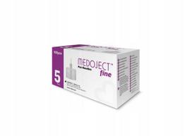 Insulino švirkštų adatos Medoject Fine 31G, 0,25 x 5 mm, 100 vnt.