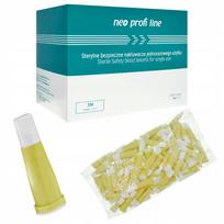 Sterilūs lancetai NEOMED 30G, 1,2 mm, 200 vnt., geltoni