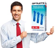 Sterilūs lancetai OPTILET, 100 vnt.
