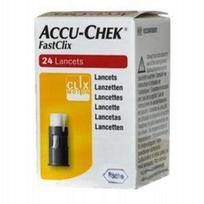 Lancetės Accu-Chek FastClix, 24 vnt. (4 būgneliai)