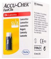 Lancetės Accu-Chek Fastclix, 24 vnt.