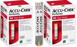 Gliukozės matuoklio juostelės ACCU-CHEK PERFORMA, 2 x 50 vnt.