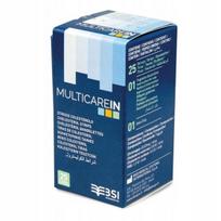 Cholesterolio matavimo juostelės MULTICAREIN, 25 vnt.