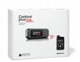 Gliukozės matuoklis Contour Plus Link 2.4, tinkantis Medtronic insulino pompoms