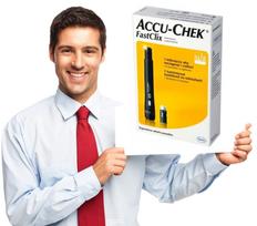 Lancetės Accu Chek FastClix cukraus kiekio matuokliui, 6 vnt.