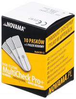 Cholesterolio matavimo juostelės Novama MultiCheck Pro+, 10 vnt.
