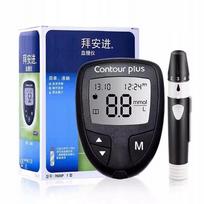 Gliukozės matuoklis Contour Plus su lancetėmis ir 50 testų juostelių