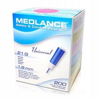 Kraujo mėginio lancetas Medlance Plus, 1,8 mm, 200 vnt.