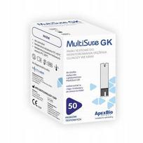 Gliukozės matavimo juostelės DIATHER MultiSure GK, 50 vnt.