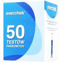 Gliukozės matavimo juostelės Everchek, 50 vnt.
