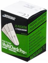 Testų juostelės šlapimo rūgščiai Novama MULTICHECK PRO+ BK-U1, 25 vnt.
