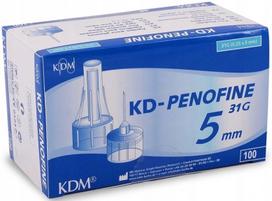 Insulino adatos KDM D-Penofine 31G 0,25x5 mm