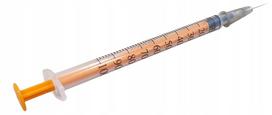 Insulino švirkštas U100, 1 ml, 0,40 x 13 mm, 1 vnt.