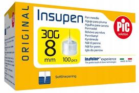 Insulino švirkštimo priemonės adatos PIC Insupen 30G, 8 mm, 100 vnt.