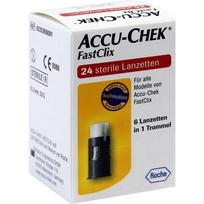Lancetės ACCU-CHEK FASTCLIX, 24 vnt., gliukozės matuokliui