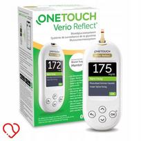 Gliukozės matuoklis OneTouch Verio Reflect PL su „Bluetooth“ ir lancetais