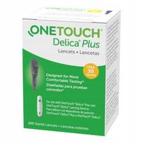 Lancetės OneTouch Delica Plus, 100 vnt.