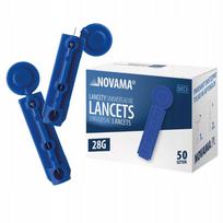Universali lancetė NOVAMA, 28G, 50 vnt., vienkartinė
