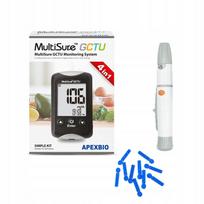 Gliukozės matuoklis Multisure GCTU 4in1: gliukozė, cholesterolis, trigliceridai, šlapimo rūgštis