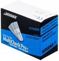 Gliukozės testų juostelės Novama MultiCheck Pro+, 50 vnt.