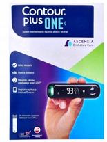 Gliukozės matuoklis Contour Plus ONE su juostelėmis, lancetais, garantija PL