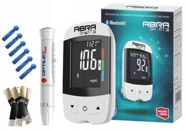 Gliukozės matuoklis Abra Smart su BLUETOOTH, lancetas, juostelės