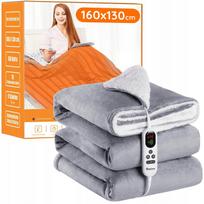 Elektrinė šildanti antklodė MIA&COCO, 10 temperatūros lygių, automatinis išsijungimas, flanelė