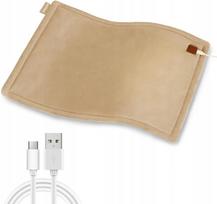 Elektrinis šildantis kilimėlis, USB, 3 kaitinimo lygiai, 40x30 cm, automatinis išsijungimas
